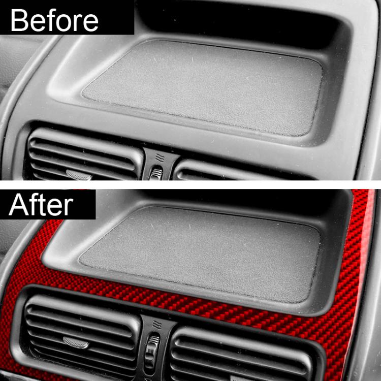 Adesivi per la finitura delle bocchette di ventilazione della console centrale per Lexus IS300 (1999-2005), set da 2 pezzi.