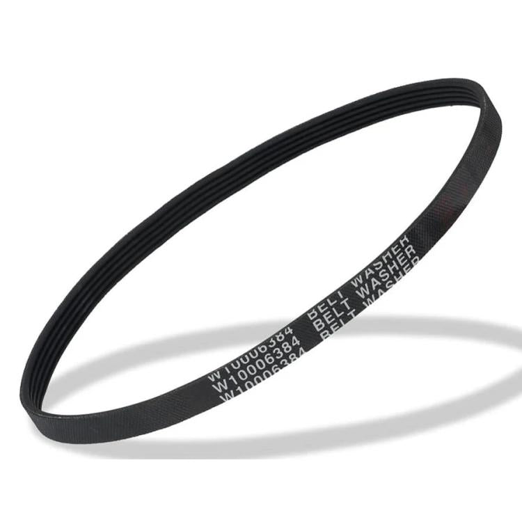 Cinghia elastica multi-V in gomma di ricambio per lavatrici Whirlpool, W10006384