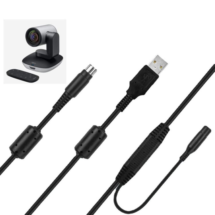 Cavo di alimentazione e dati 2 in 1 di ricambio per telecamere Logitech CC2900e, CC3500e e PTZ Pro.