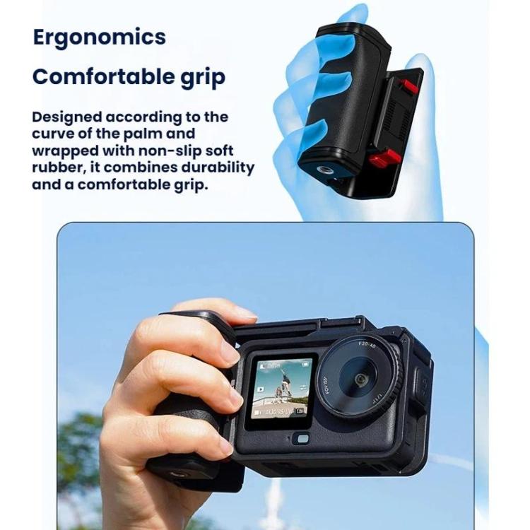Per DJI Osmo Action 6 Flymile Gabbia a sgancio rapido Telaio protettivo Telaio Fotografia di strada Kit maniglia