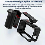 Per DJI Osmo Action 6 Flymile Gabbia a sgancio rapido Telaio protettivo Telaio Fotografia di strada Kit maniglia