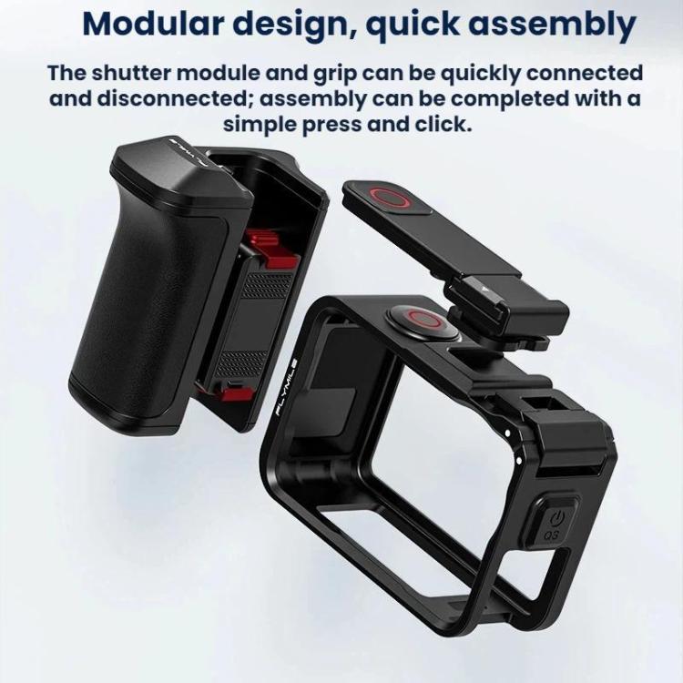 Per DJI Osmo Action 6 Flymile Gabbia a sgancio rapido Telaio protettivo Telaio Fotografia di strada Kit maniglia