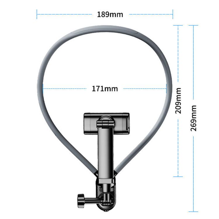 SCS-NH001 Supporto per telefono da collo e petto con visuale in prima persona, anti-vibrazione, a mani libere per le riprese, SCS-NH001