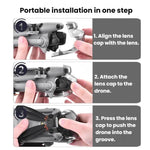 Clip di fissaggio per copriobiettivo BRDRC per DJI Mini 5 Pro, protezione per gimbal.