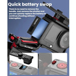 Per DJI Osmo Action 6, base a sgancio rapido magnetica Flymile, accessorio per videocamera sportiva portatile.