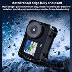 Per DJI Osmo Action 6, base a sgancio rapido magnetica Flymile, accessorio per videocamera sportiva portatile.