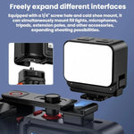 Per DJI Osmo Action 6, base a sgancio rapido magnetica Flymile, accessorio per videocamera sportiva portatile.