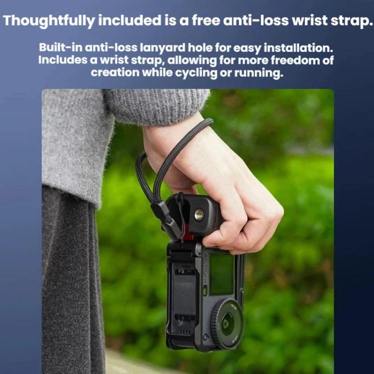 Per DJI Osmo Action 6, base a sgancio rapido magnetica Flymile, accessorio per videocamera sportiva portatile.