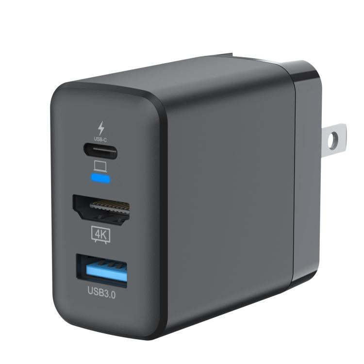 Dock di alimentazione 3 in 1 da 60 W con HDMI 4K 60Hz per Nintendo Switch 2, adattatore di ricarica rapida con porte USB-C e USB 3.0, spina USA.