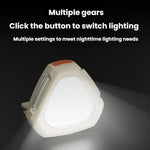 SMILING SHARK TD-0276-S Mini lampada frontale COB per corsa notturna, luce diffusa ad alta luminosità, luce da lavoro
