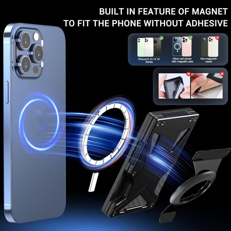 Portafoglio magnetico con blocco RFID per AirTag di seconda generazione / AirTag di prima generazione