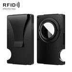 Portafoglio in metallo con protezione RFID per AirTag di seconda generazione / AirTag di prima generazione