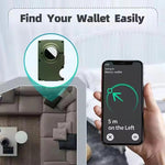 Portafoglio in metallo con protezione RFID per AirTag di seconda generazione / AirTag di prima generazione