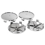 Set di 4 tappi centrali per mozzo ruota modificato, diametro esterno 68 mm
