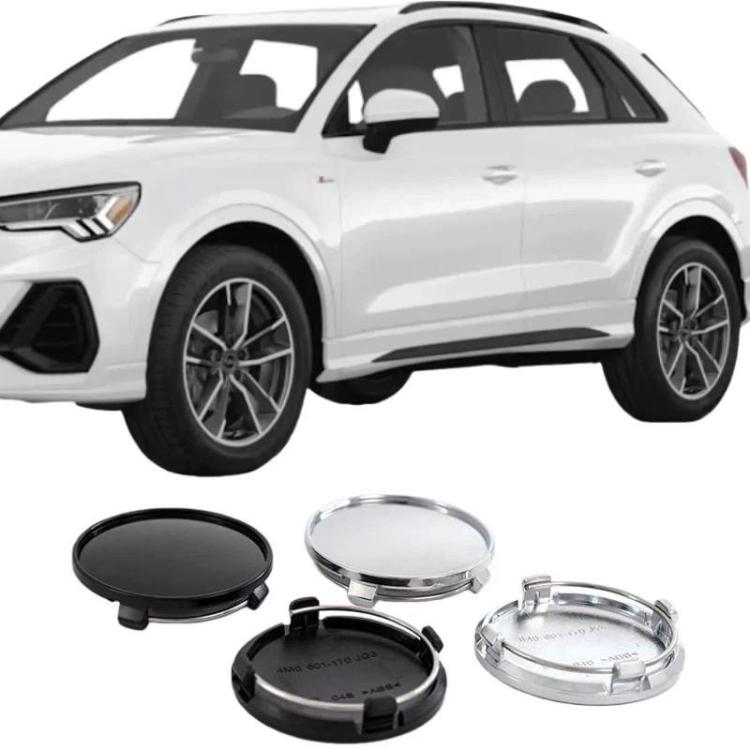 Set di 4 coprimozzi ruota modificati da 61 mm per Audi Q7/A4L/A3/Q3