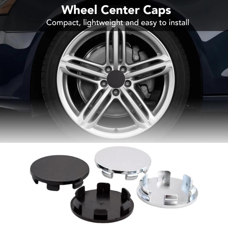 Set di 4 tappi centrali per mozzo ruota modificato con diametro esterno di 51 mm