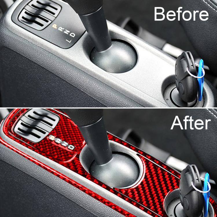 Set di 4 adesivi per leva del cambio e bracciolo per Mercedes-Benz Smart Fortwo 2011-2015, tipo A.