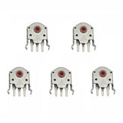 Kailh 5 pezzi Encoder per rotellina di scorrimento del mouse antipolvere con nucleo rosso, 7mm, 9mm, 10mm, 11mm