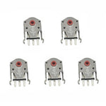Kailh 5 pezzi Encoder per rotellina di scorrimento del mouse antipolvere con nucleo rosso, 7mm, 9mm, 10mm, 11mm