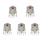 Kailh 5 pezzi Encoder per rotellina di scorrimento del mouse antipolvere con nucleo rosso, 7mm, 9mm, 10mm, 11mm