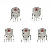 Kailh 5 pezzi Encoder per rotellina di scorrimento del mouse antipolvere con nucleo rosso, 7mm, 9mm, 10mm, 11mm