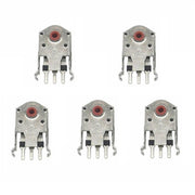 Kailh 5 pezzi Encoder per rotellina di scorrimento del mouse antipolvere con nucleo rosso, 7mm, 9mm, 10mm, 11mm