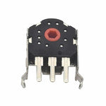 Kailh 5 pezzi Encoder per rotellina di scorrimento del mouse antipolvere con nucleo rosso, 7mm, 9mm, 10mm, 11mm