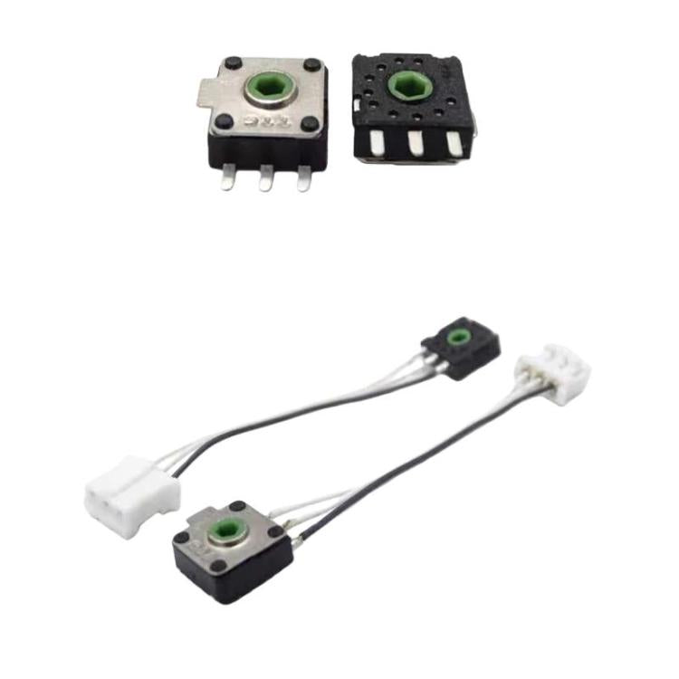 Cavo encoder TTC per mouse a rotella, ricambi per la riparazione del mouse, Left Clip With Cable, Right Clip With Cable, Left Clip No Cable, Right Clip No Cable