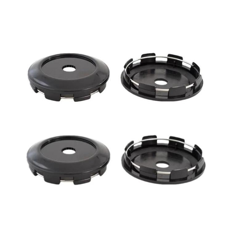 Set 4 coprimozzi ruota vuoti diametro 77 mm