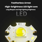 SMILING SHARK SD-1034-S Torcia LED multifunzione per campeggio, luce di emergenza portatile per uso domestico