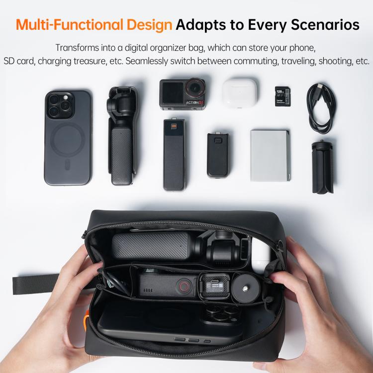 Borsa a tracolla per action camera DJI Osmo Pocket 3, LKTOP L-PPM-013