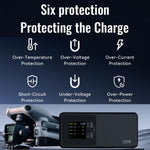 Caricabatterie a 3 canali LKTOP UC342 da 200 W per DJI Air 3 / 3S, ideale per fotografia aerea., US Plug, EU Plug