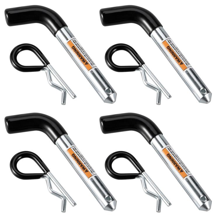 Set 4 perni di aggancio per rimorchio zincati 5/8 inch