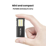 SMILING SHARK TIP-065 Mini faro da lavoro COB multifunzione, dimmerabile a 4 livelli, portatile, TIP-065