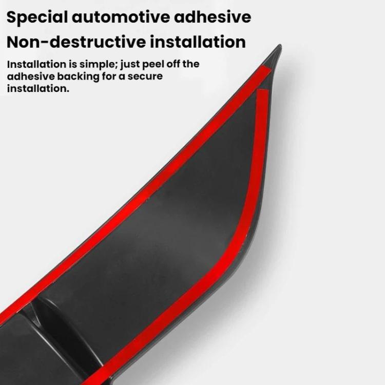 Spoiler posteriore Juniper per Tesla Model Y 2025+ - Diffusore posteriore, Black Spray Paint, Gloss Carbon Water Transfer Printing, Matte Carbon Water Transfer Printing, Frosted Black ABS, White Spray Paint