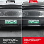 Spoiler posteriore Juniper per Tesla Model Y 2025+ - Diffusore posteriore, Black Spray Paint, Gloss Carbon Water Transfer Printing, Matte Carbon Water Transfer Printing, Frosted Black ABS, White Spray Paint