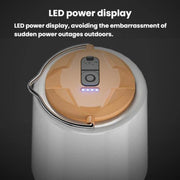 Lampada portatile da campeggio LED 1200mAh USB