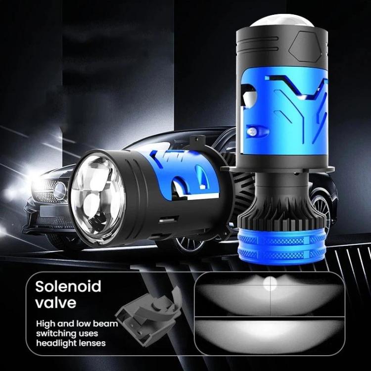 2 fari laser a LED per auto da 6000K super luminosi con lente