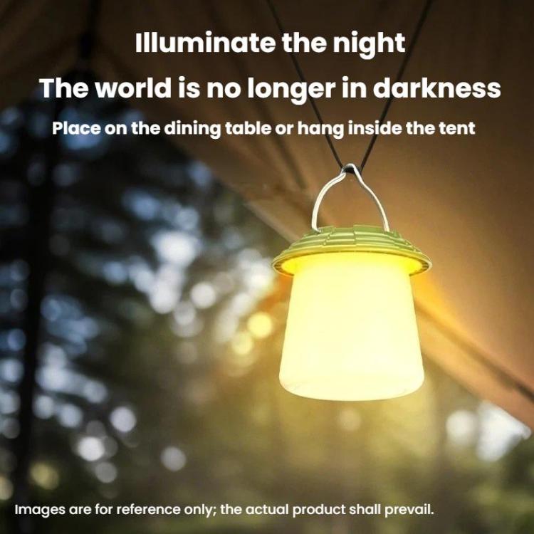 Lampada da campeggio ricaricabile per esterni SMILING SHARK LY-8339, lampada a sospensione per bancarelle, mercatini notturni, emergenze
