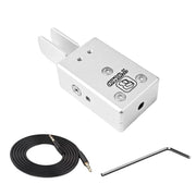 Tastiera automatica portatile a doppia leva per codice Morse a onde corte senza fili, Silver