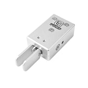 Tastiera automatica portatile a doppia leva per codice Morse a onde corte senza fili, Silver