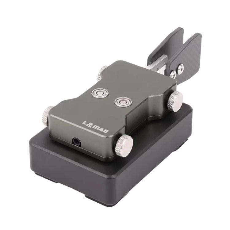 Radio a onde corte con doppio tasto automatico da 3,5 mm e codice Morse, Titanium Gray, Blue, Red