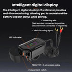 CS-2035A1 Caricabatterie per telefono da moto impermeabile IP65 e antipolvere con cavo di ricarica USB retrattile, CS-2035A1