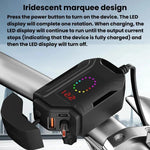 CS-2035A1 Caricabatterie per telefono da moto impermeabile IP65 e antipolvere con cavo di ricarica USB retrattile, CS-2035A1
