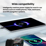 CS-2035A1 Caricabatterie per telefono da moto impermeabile IP65 e antipolvere con cavo di ricarica USB retrattile, CS-2035A1