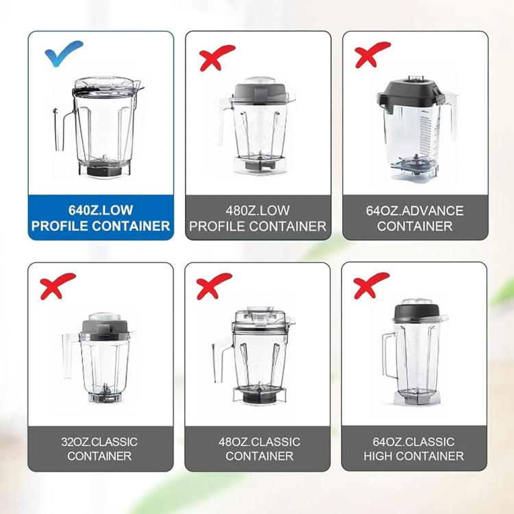105733 Gruppo lame di ricambio per contenitore Vitamix da 64 oz compatibile con i frullatori serie A2300, A3500 e 7500.