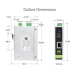 Convertitore di protocollo bidirezionale WAVESHARE CAN FD / ETH compatibile con CAN 2.0A/2.0B, 32598