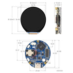 La scheda di sviluppo per microcontrollore ad alte prestazioni WAVESHARE RP2350 è dotata di un display touchscreen rotondo da 1,46 pollici., 32868
