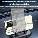 Supporto per telefono da auto L511 2 in 1 con targa, anti-vibrazione e supporto per console centrale con navigatore.