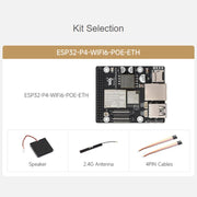 La scheda di sviluppo WAVESHARE ESP32-P4-WIFI6-POE-ETH supporta l'alimentazione tramite Ethernet (PoE)., Basic Package